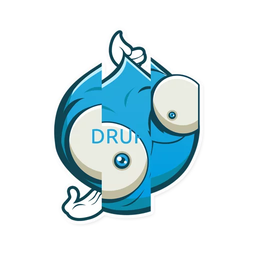 Стикер Drupal_Fairy by @illustranger - 3