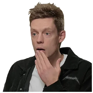 Sticker Дудь слушает интеллектуала - 1