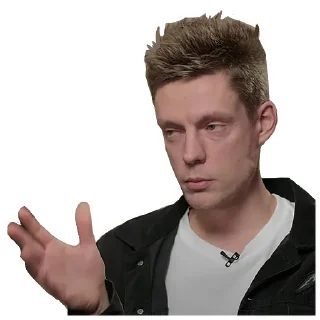 Sticker Дудь слушает интеллектуала - 7