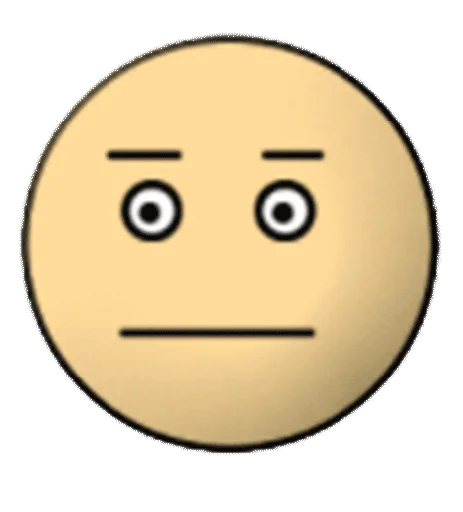 круг мультфильм смайлик