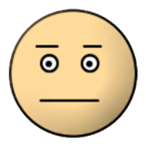 круг мультфильм смайлик