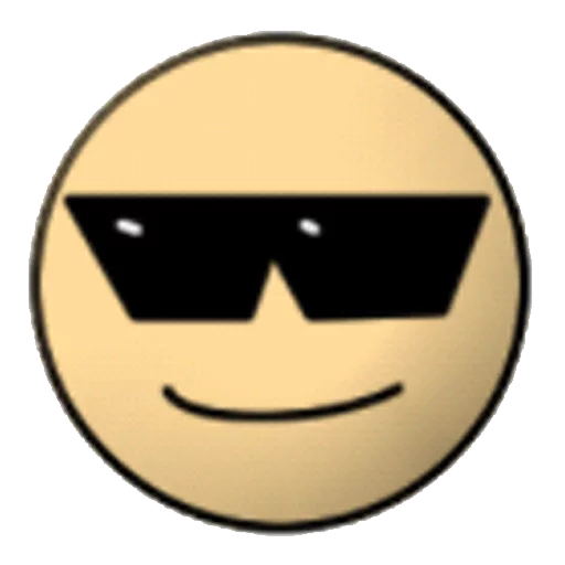 cartoon smile circle