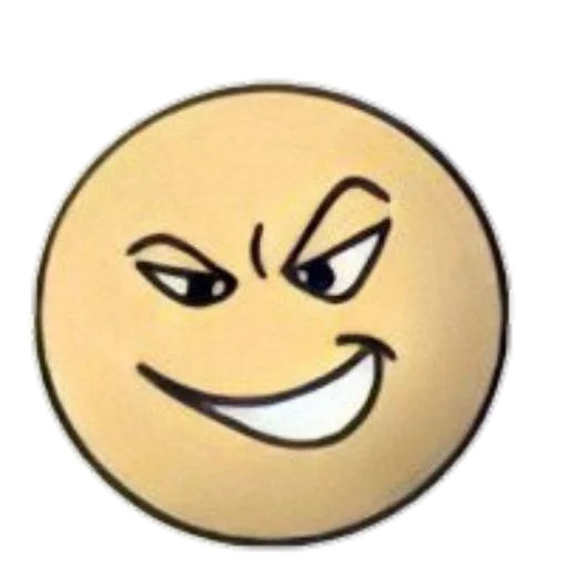 cartoon smile circle