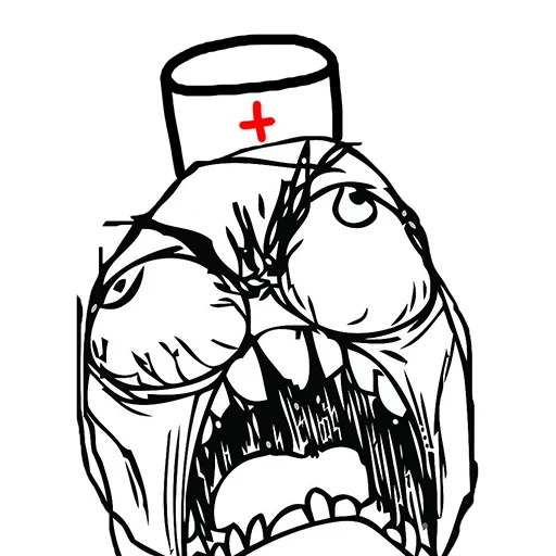 Sticker Дурка ебать @crimban - 2