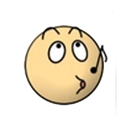 cartoon circle emoticon