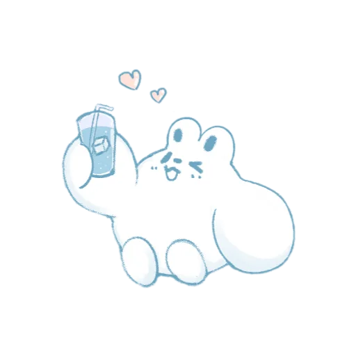 Стикер Cuterabbit=͟͟͞͞♡٩(๑❛ᴗ❛๑)۶ - 10