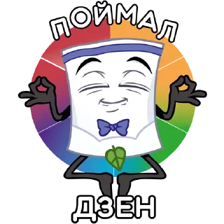 Стикер Два зиплока @dvaziplock - 3