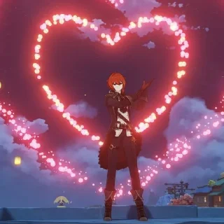 Sticker дядюшка дилюк🥵💋 - 6