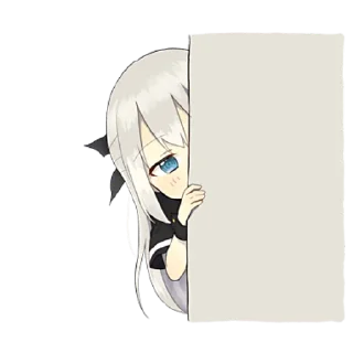 Стикер Маленькая дьяволица @nyasticks - 8