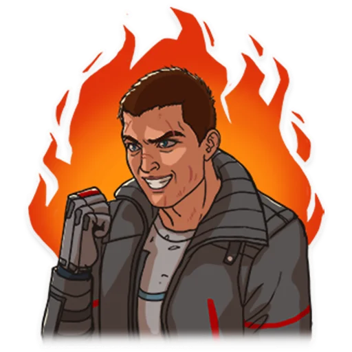 anime human face illustration