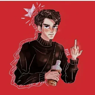 Sticker Дурашка - 4