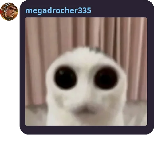 Sticker сова и 5 джоджофагов - 0