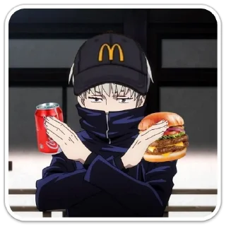 Sticker аниме стикеры будущего - 7