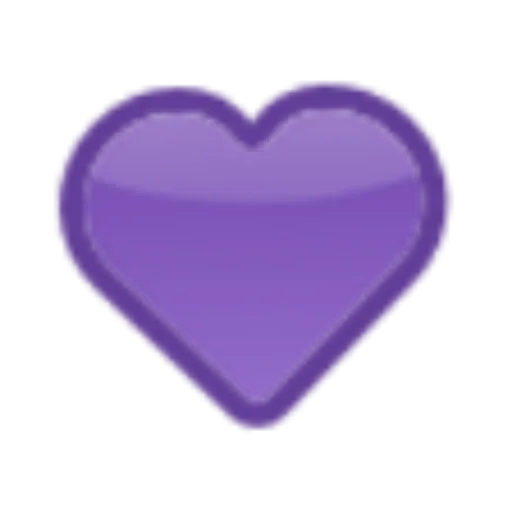 heart purple violet