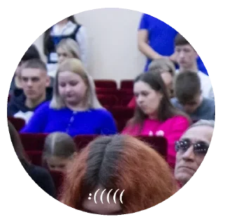 Стикер школьницы - 10