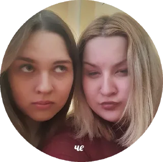 Стикер школьницы - 7