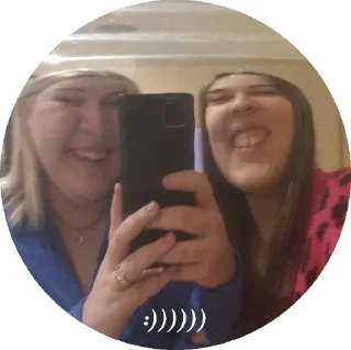 Стикер школьницы - 6