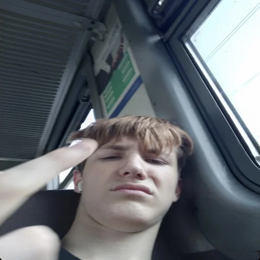 person human face window