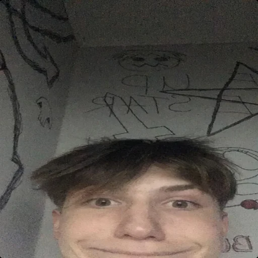 human face handwriting smile