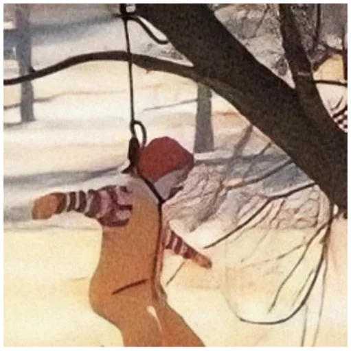 outdoor winter swing