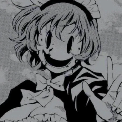 эскиз иллюстрация аниме