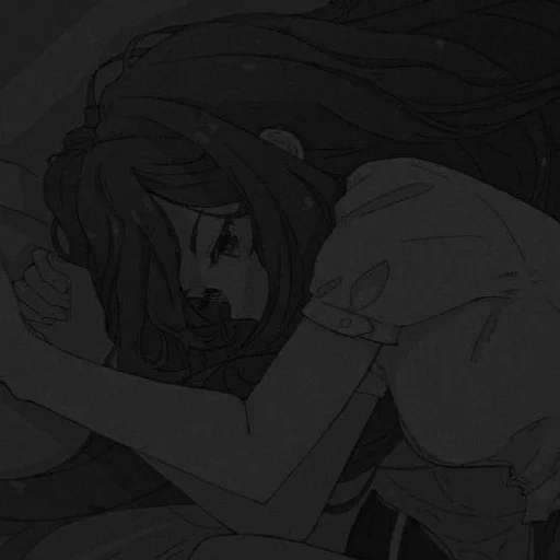 аниме эскиз иллюстрация