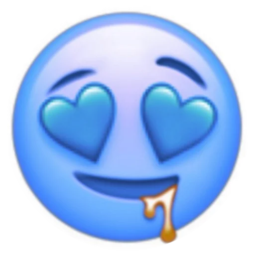 cartoon electric blue circle