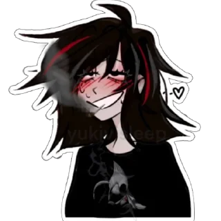 Стикер YR0D1N4 N1K4 ⋆✴︎˚｡⋆ tg: @yukivisleep - 2