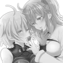 Стикер Black&White @ebycheeanimebot - 6