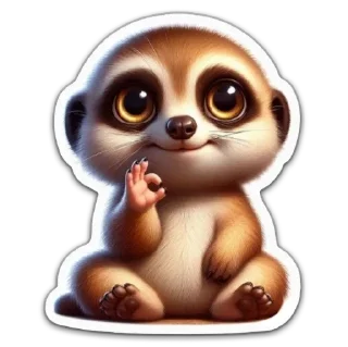 Sticker Meerkat @cyber_arts - 1