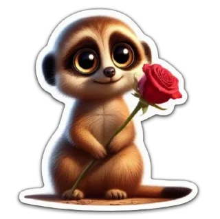 Sticker Meerkat @cyber_arts - 3
