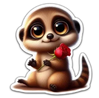 Sticker Meerkat @cyber_arts - 2