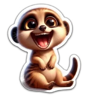 Sticker Meerkat @cyber_arts - 6