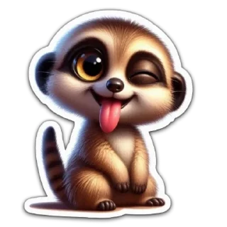 Sticker Meerkat @cyber_arts - 5
