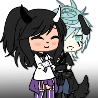 Sticker гаЧа мУчи шК🥵 - 0