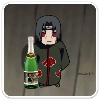 Стикер анти Итачи няшка - 1