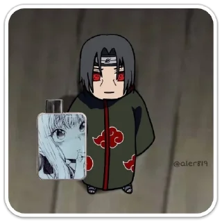 Стикер анти Итачи няшка - 3