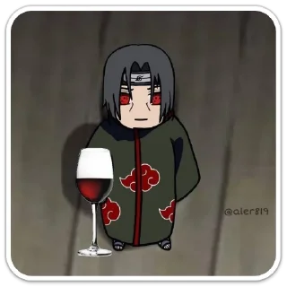 Стикер анти Итачи няшка - 5