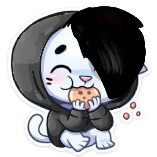 Стикер Бисквит эмо - 0