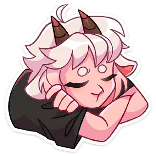 Стикер Эйко :: @stickroom - 1