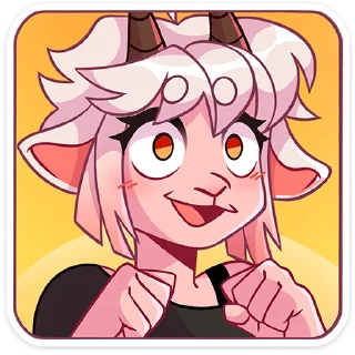 Стикер Эйко :: @stickroom - 8