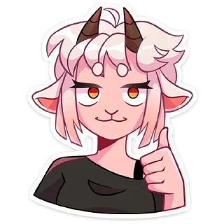 Sticker Эйко  от -> @TgSticker - 10