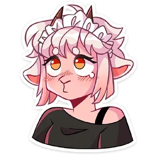 Sticker Эйко  от -> @TgSticker - 3