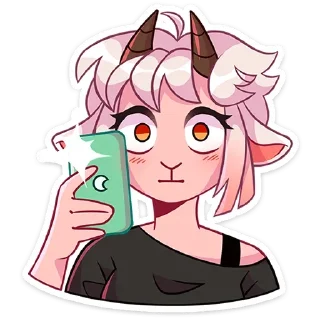 Sticker Эйко  от -> @TgSticker - 0