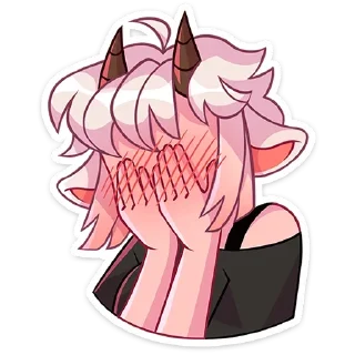 Sticker Эйко  от -> @TgSticker - 4