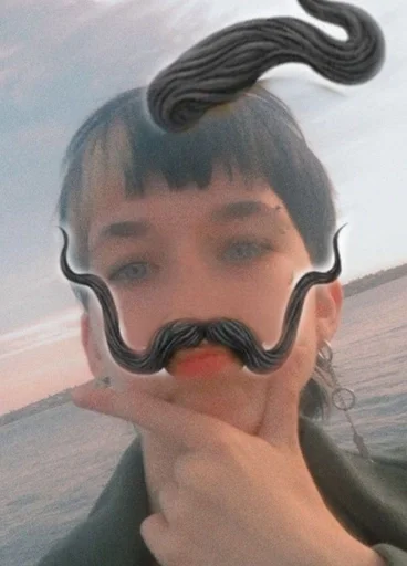 person human face water