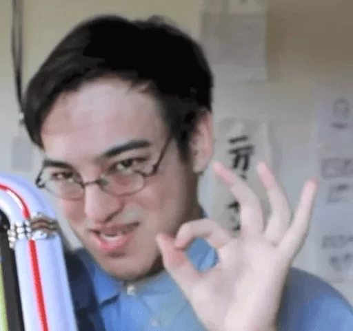 human face person glasses