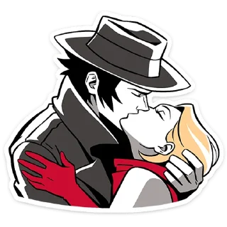 Sticker Элинор и Джордж • @TgSticker - 2