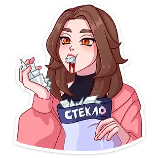 Стикер Элис от @TgSticker - 4