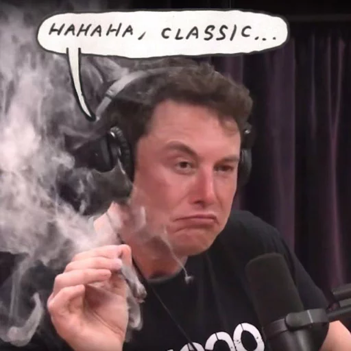 Sticker Elon Pothead - 6